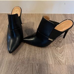 Calvin Klein back mule bootie